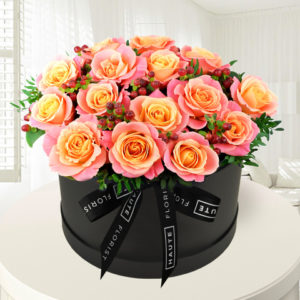 Perfectly Pink - Hat Box Flowers - Haute Florist - Birthday Flowers - Luxury Flowers - Luxury Flower Delivery