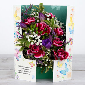 Mother's Day Flowers with Lilac Freesias, Spray Carnations, Lilac Limonium and Gypsophila
