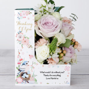 Thinking Of You' Flowers with Spray Roses, Carnations and Eucalyptus