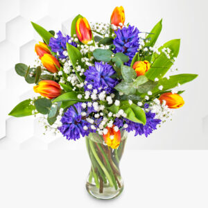 British Hyacinth & Tulips - Flower Delivery - Flowers By Post - Send Flowers - Flowers - Next Day Flowers - Flower Delivery UK